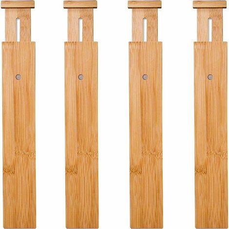Bamboo Kitchen Drawer Divider, Drawer Organizer, Expandable Drawer Divider, Wood Desk Drawer Organizer, Kitchen Compartment Organizer, Kids Chest of Drawers, Bathroom