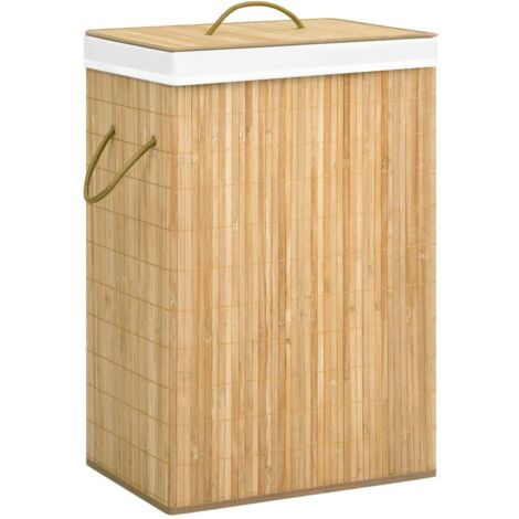 Bamboo Laundry Basket 72 L