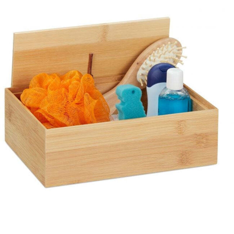 Northix Mehrfarbig Bamboo Storage Box With Lid