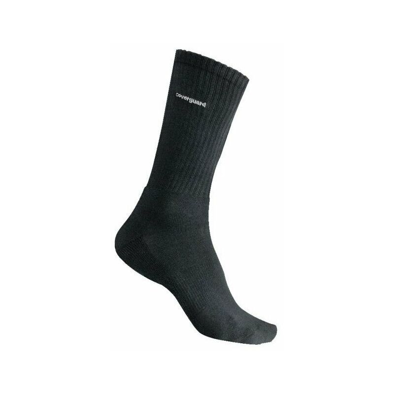 Chaussette bambou noire 85% bambou + 15% spandex taille 39-42 - COVERGUARD