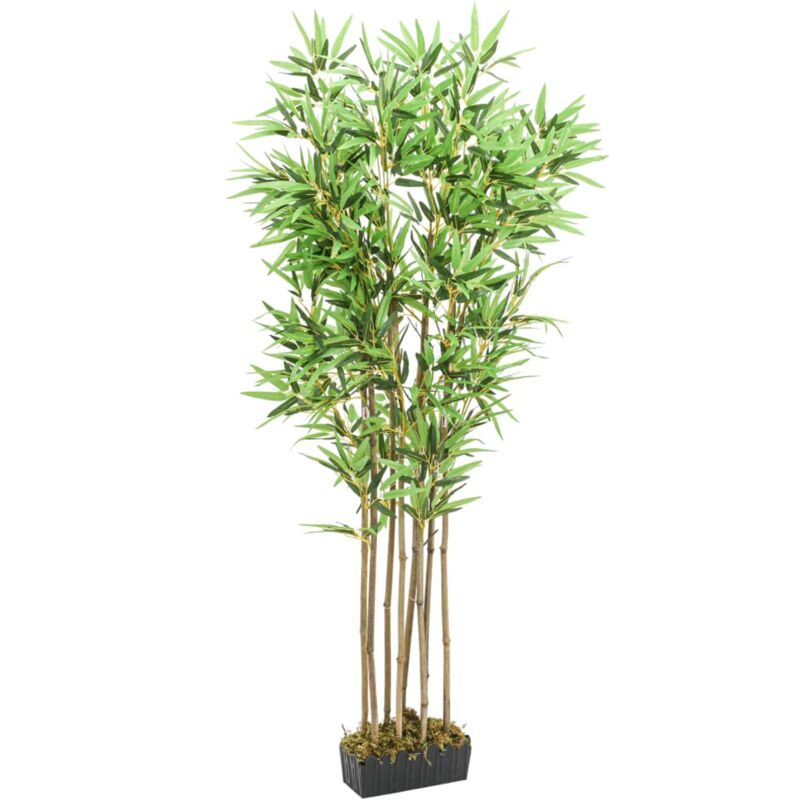 Bambou artificiel 1288 feuilles 180 cm vert vidaXL