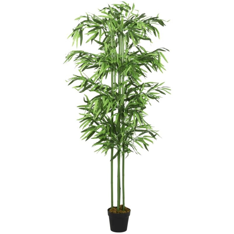 Bambou artificiel 384 feuilles 120 cm vert