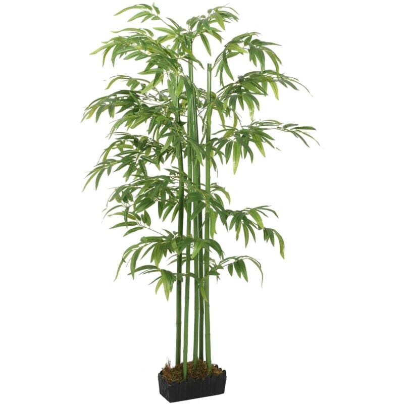 Vidaxl - Bambou artificiel 384 feuilles 120 cm vert