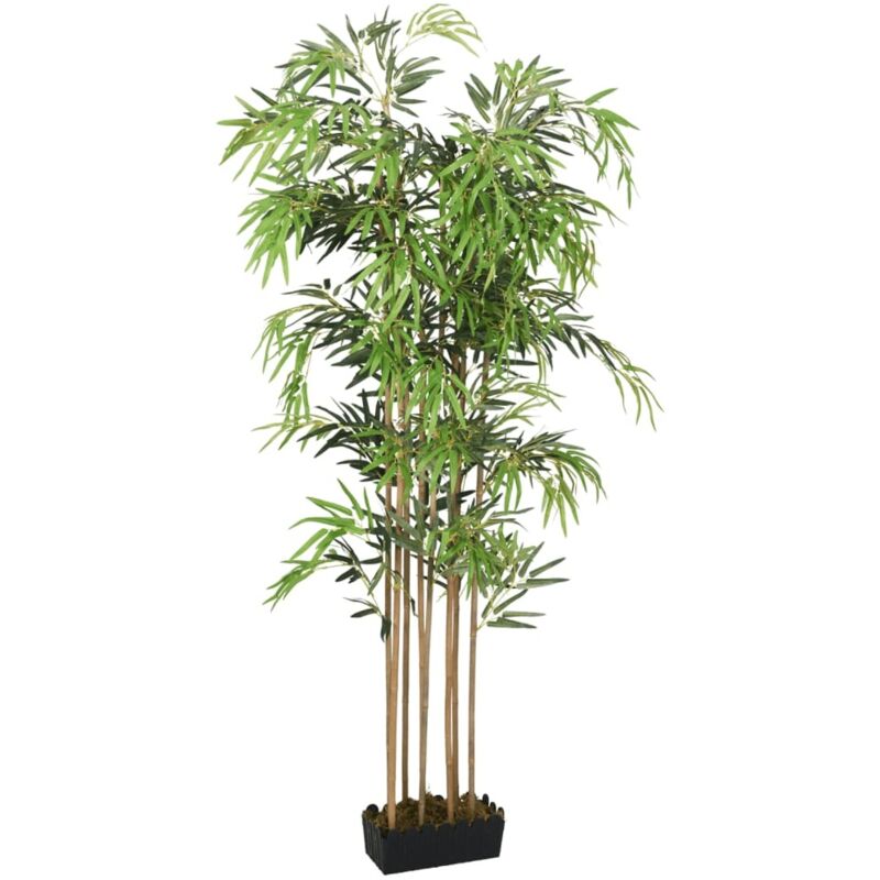 Bambou artificiel 1605 feuilles 180 cm vert Vidaxl