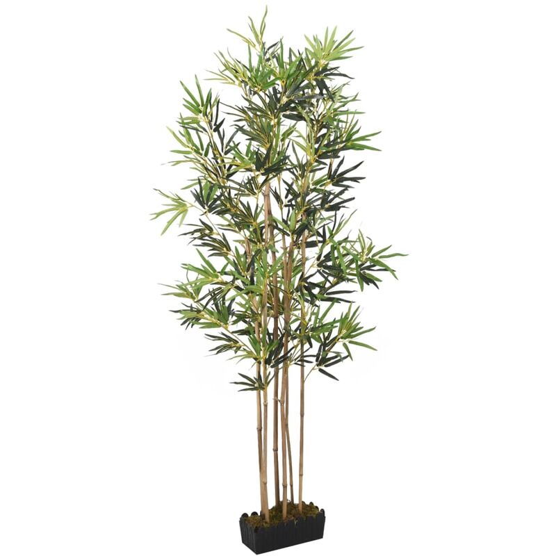 Bambou artificiel 828 feuilles 150 cm vert