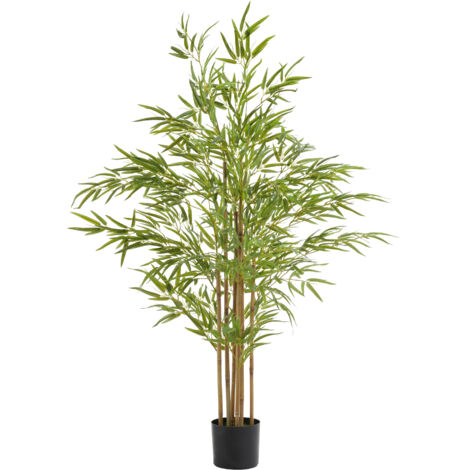 Bambou artificiel à l'aspect naturel très volumineux hauteur 150cm