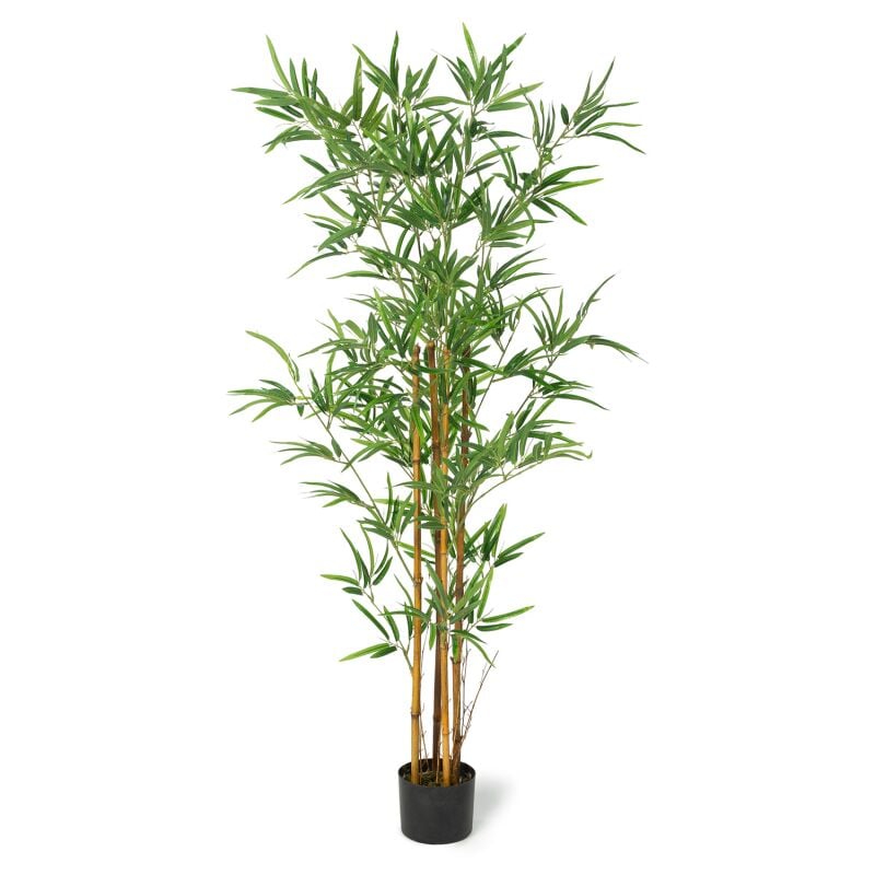Idmarket - Bambou artificiel hauteur 150 cm - Naturel