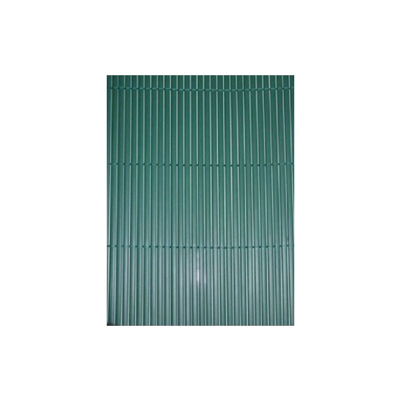 I Giardini Del Re - Bambou double arella en tige elliptique pvc 16 mm vert 300x100 cm pour balcon terrasse jardin exte'rieur