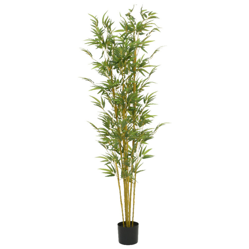 Nosenviesdeco - Bambou en pot polyester hauteur 185 cm - Nos Envies Déco - Vert