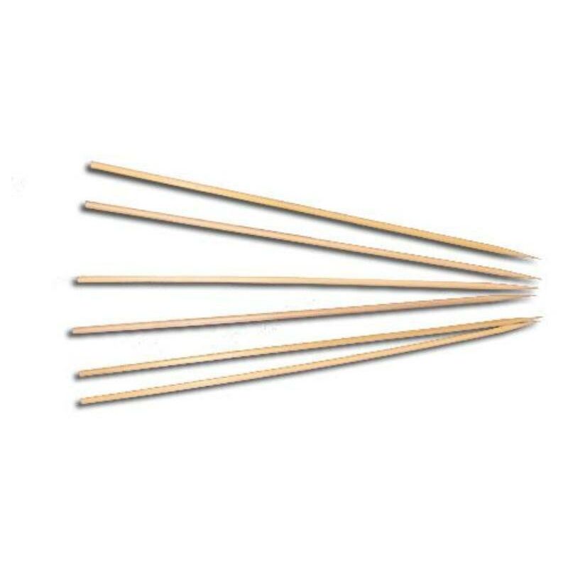 

MIBRICOTIENDA bambu acc.barbacoa pinchos de madera 25 cm blister 100 un 450104