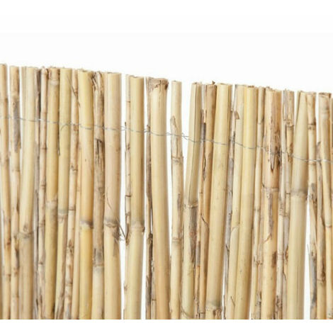 Bambú decorativo (media caña). Rollo 1,5x5m