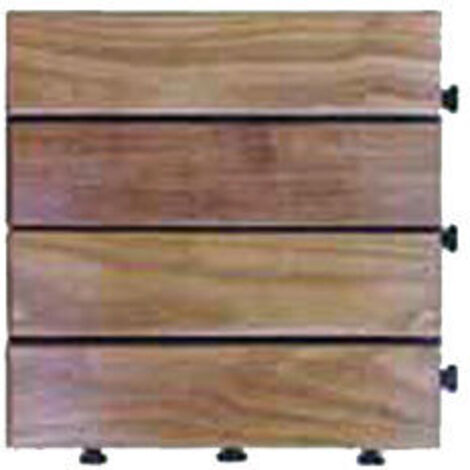 bambu finstock loseta  madera 30x30x2,7 cm caja de 20 und.  080