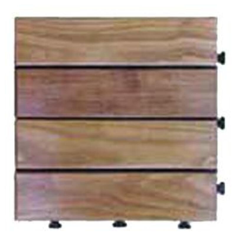 

MIBRICOTIENDA bambu loseta de madera 30x30x2,7 cm caja de 20 und. 080