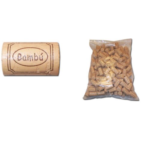 bambu t-corcho cilindrico 38x24 200 und.colmatado lavado 31176