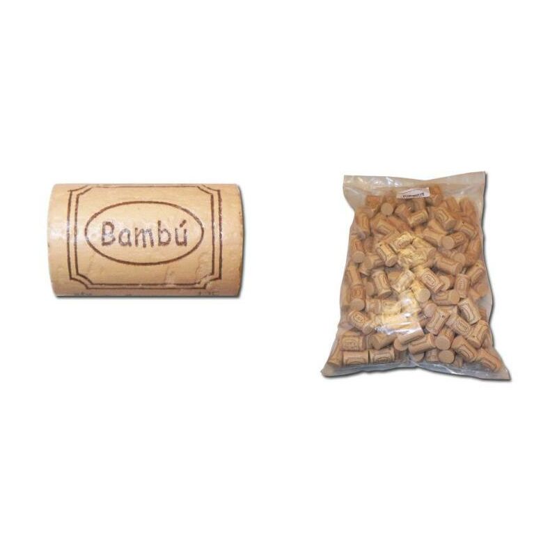 

bambu t-corcho cilindrico 38x24 200 und.colmatado lavado 31176 - Mibricotienda