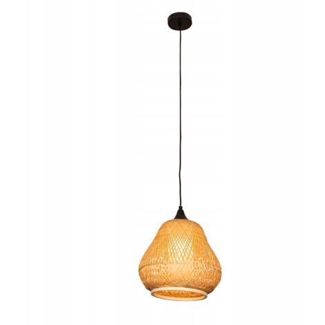 Bambus BOHO Rattan Holz Loft Hängende Deckenlampe