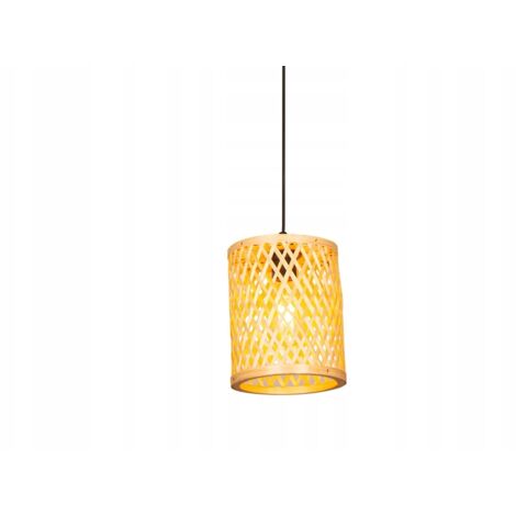 Bambus BOHO Rattan Holz Loft Hängende Deckenlampe
