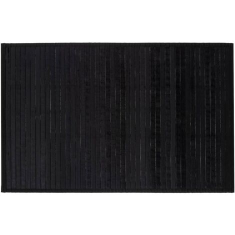Bambus latte l teppich schwarz 50x80 - 5 five simply smart - Schwarz