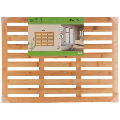 Bambus-rost anti-rutsch 62x45cm - bambus - Tendance