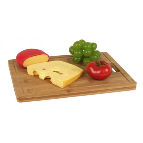 Bambus Schneidebrett 40x30cm Küchenbrett Holzbrett Tranchierbrett Brotzeitbrett