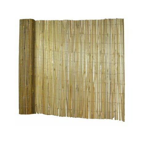 Bambus-Sichtschutzzaun Brasil Natur HxL 100 x 300 cm Certeo Abdeckung - Natur
