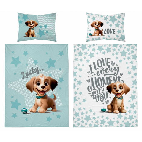 Bambusbettwäsche 90x120 Hund