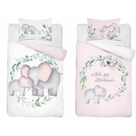 Bambusbettwäsche Elefant 100x135 DETEXPOL