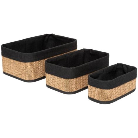 Bambuskörbe, 3er Set