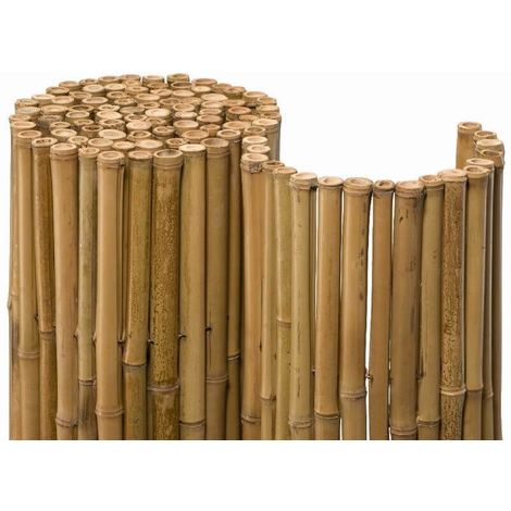 Bambusmatte Deluxe Sichtschutzmatte Bambus Ø 24 mm 1,00x2,50 m