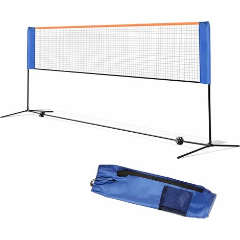 Badminton Netz Höhen 107/120/155cm Volleyball Tennis-Netz Tragbar Tragetasche 
