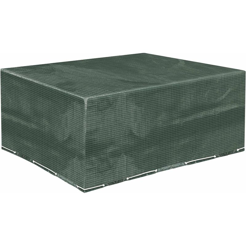 Housse de protection en polyéthylène pour meubles de jardin et meubles de jardin rectangulaires, tables de jardin et meubles (250 x 210 x 90 cm)