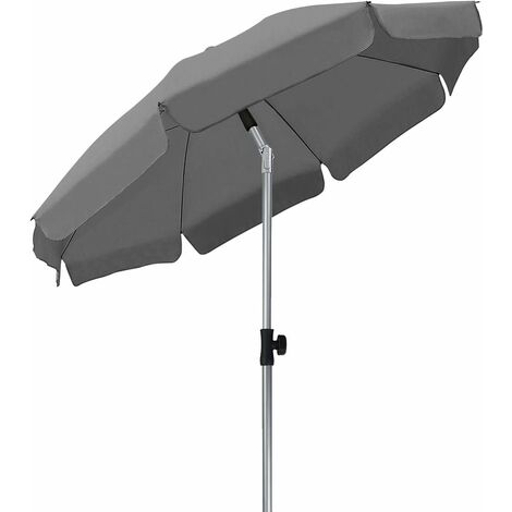 BAMNY Parasol Inclinable, 200 x 225 cm, Protection UV UPF 50+, Parasol Pliable, Parasol Anti-Pluie, Protection Solaire pour Extérieur/Terrasse/Jardin/Balcon/Plage