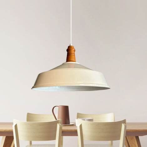 bamyum Asletl Suspension Luminaire Vintage, Lustre Salon de 40 cm en Métal, Lampe E27 pour Chambre, Salle à Manger