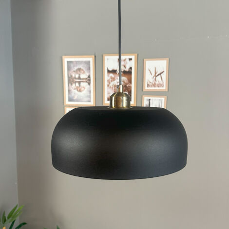 bamyum Rocha Suspension Luminaire Industrielle Rétro en Metal de 30 cm, Lustre de Salon Vintage, Éclairage de Plafond pour Chambre, Cuisine, Plafonnier, Lampe Suspendue