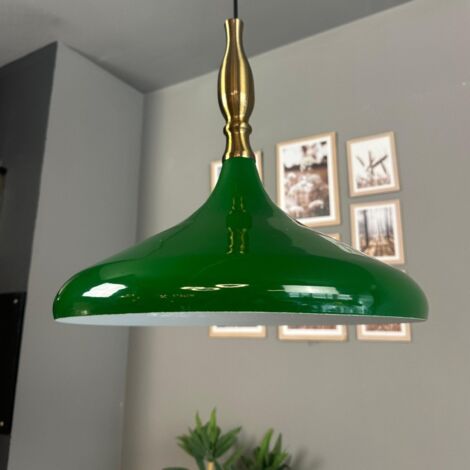 Bamyum Suspension Champion Simya Métal Lampe Suspendue Moderne Lampe de Cuisine Vert