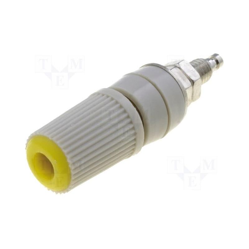 

Hembrilla De Panel O Chasis Para Banana De 4mm 24Amp Color AMARILLO