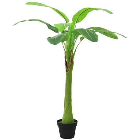 Bananier artificiel avec pot 115 cm Vert