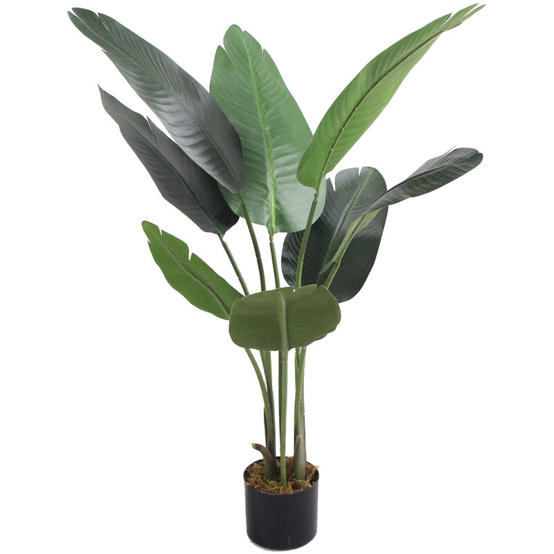Bananier Plante Artificielle Artificiel avec Pot 115 cm Decovego