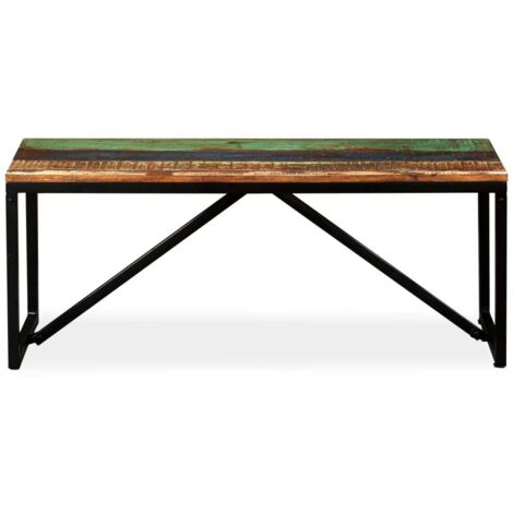 Banc 110 x 35 x 45 cm Banc de salon - Banc de table Bois de récupération massif BV905177 - BonneVie