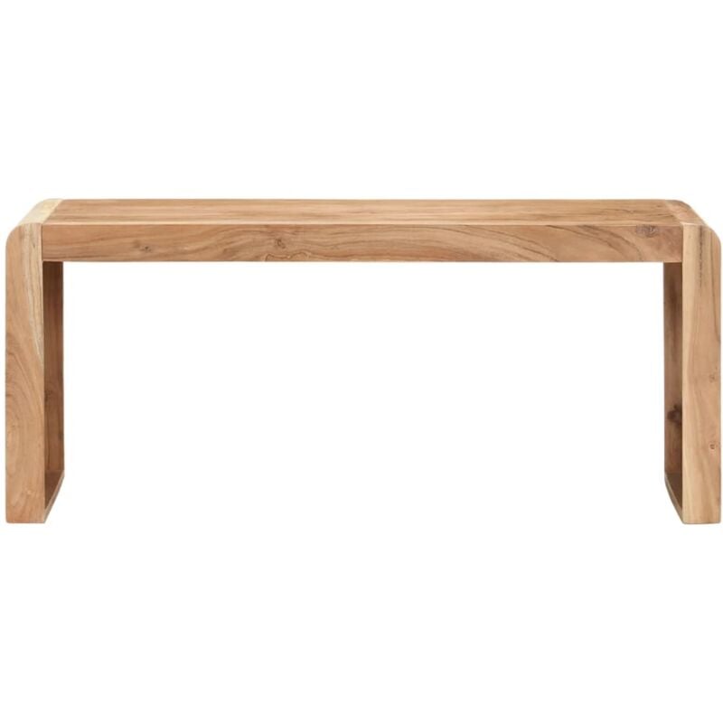 Banc 110x38x46 cm Banc de salon - Banc de table Bois solide d'acacia BV219629 Bonnevie Brun