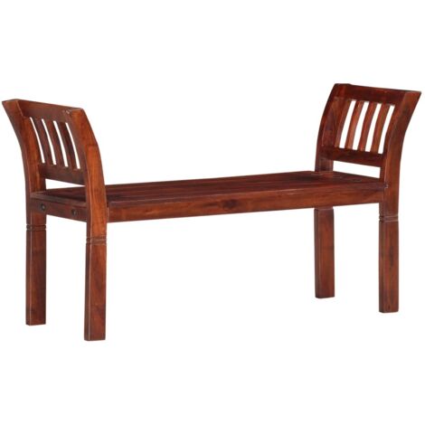 Banc 111 cm Bois d'acacia solide vidaXL