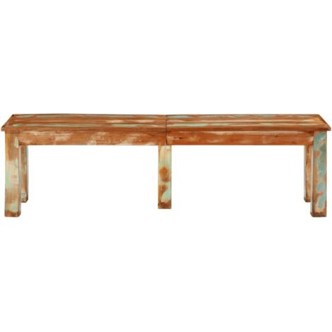 Banc 160x35x46 cm bois de récupération massif CFW213400