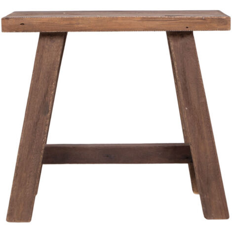 Banc 50x25x45 cm en teck marron