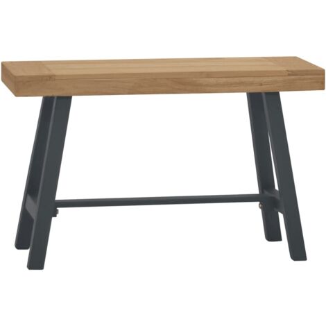 Banc 80 cm Bois massif de teck vidaXL