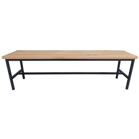 Banc à 6 lattes, 1500x420x390  Construction métallique 856500270