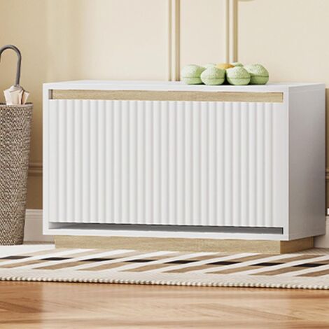 Banc à Chaussures, Banc de Rangement, Rangement à Chaussures