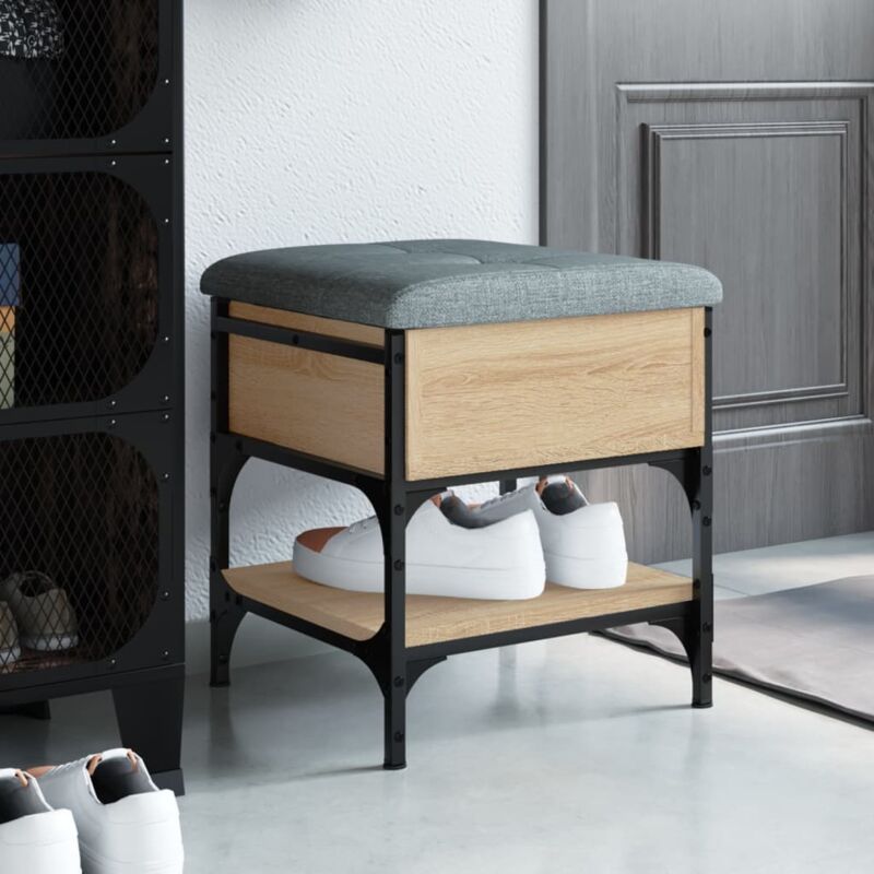 Vidaxl - Banc à chaussures chêne sonoma 42x42x45 cm bois d'ingénierie