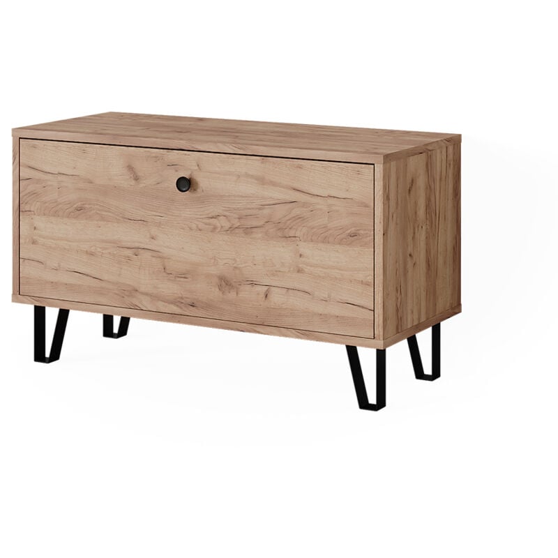 Vicco - Banc à chaussures Siri, Chêne de force doré, 80x46cm