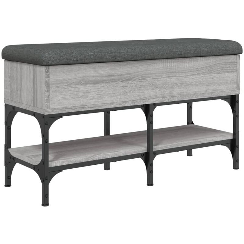 Vidaxl - Banc à chaussures sonoma gris 82x32x45 cm bois d'ingénierie