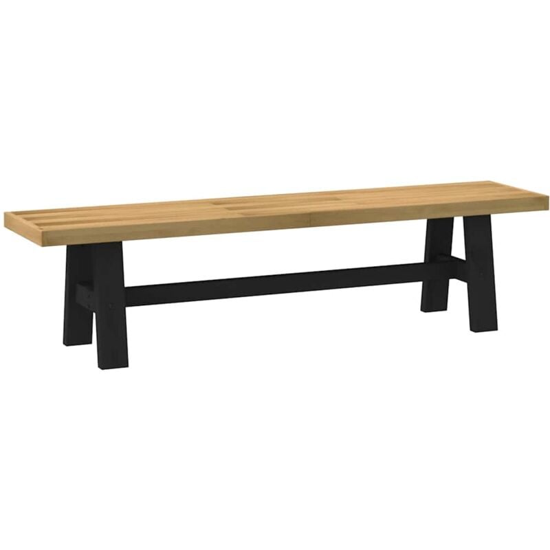 Banc à manger noain pieds en forme de a 180x40x45 cm massif pin - Vidaxl